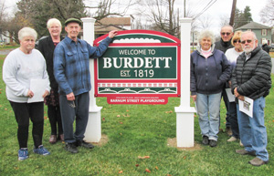 New Burdett welcome signs honor tradition